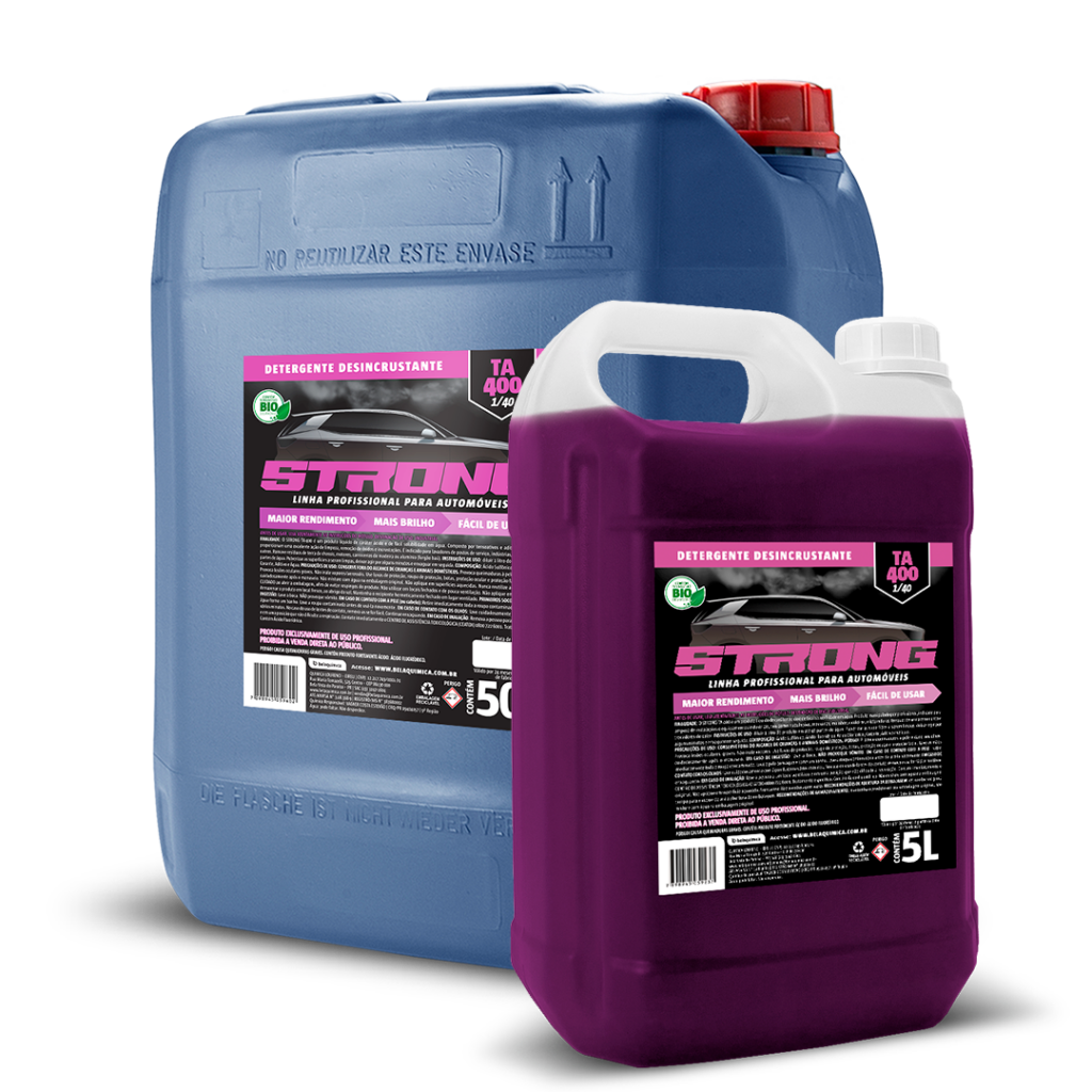 Remove sujidedas pesada, oxidos e incrustações, restaure o brilho e proteja o inox com o Detergente Desincrustante TA 400 | Strong automotive.